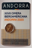 ANDORRE ANDORRA 2020 / COINCARD 2€ COMMEMO / CIMERA IBEROAMERICANA / BU - Andorre