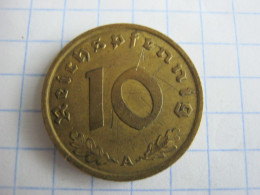 Germany 10 Reichspfennig 1938 A - 10 Reichspfennig