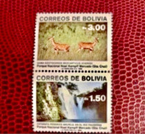 BOLIVIA 1989 2v Neuf MNH ** Mi 1103 / 1104 Mamíferos Mammals Säugetiere Mammiferi Mammifère BOLIVIE - Andere & Zonder Classificatie