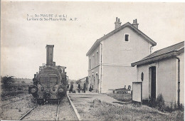 CPA 37 Ste MAURE La Gare De Ste MAURE-VILLE A.P. - Other & Unclassified