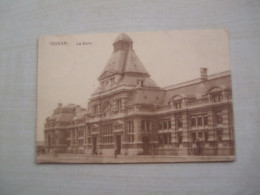 Carte Postale Ancienne TOURNAI La Gare - Doornik