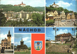 72200854 Nachod Tschechien Hotel Vyhlidka Námèsti VRSR Se Zámkem Nachod - Tschechische Republik
