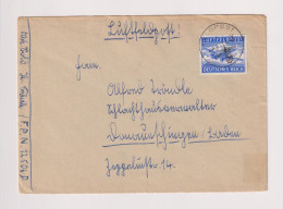GERMANY WW II 1943 Military Airmail Cover - Brieven En Documenten