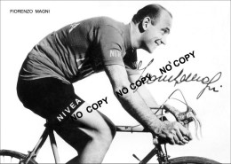PHOTO CYCLISME REENFORCE GRAND QUALITÉ ( NO CARTE ), FIORENZO MAGNI TEAM NIVEA 1955 - Cyclisme