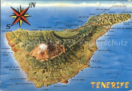 72200719 Tenerife Karte  - Otros & Sin Clasificación