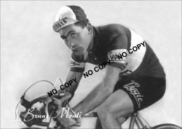 PHOTO CYCLISME REENFORCE GRAND QUALITÉ ( NO CARTE ), BRUNO MONTI TEAM LYGIE 1955 - Ciclismo