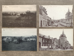 Lot 4 Cpa Ocquier (Clavier Liège) - Centre Village Grand Place Bois-Noël Bonsin - Desaix Nels - Clavier