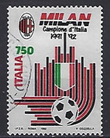 Italy 1992  Fusballmeisterschaft 1991/92 AC Mailand  (o) Mi.2233 - 1991-00: Usados