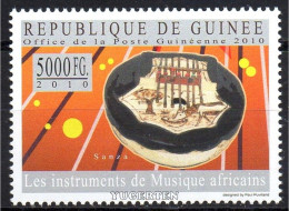 GUINEA 2010 - 1v - MNH - Africa Music Instruments - Sanza - Musique, Muziek, Musik - Musikinstrumente - Musica - Muziek