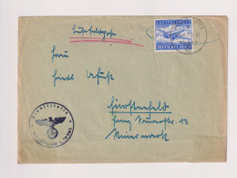 GERMANY WW II 1942 Military Airmail Cover - Brieven En Documenten