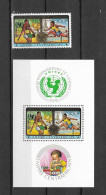 Olympische Spelen  1980 , Centraal Afrika  - Zegel + Blok  Postfris - Verano 1980: Moscu