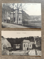 Lot 2 Cpa Durbuy Luxembourg - Villa Fany - L'église - Durbuy