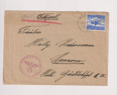 GERMANY WW II 1944 Military Airmail Cover - Brieven En Documenten