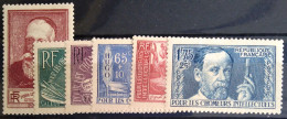 FRANCE                           N° 380/385                     NEUF*                Cote : 45 € - Nuevos