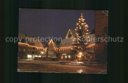 72199522 Oehringen Hohenlohe Weihnachtsstimmung Marktplatz Brunnen Baumerlenbach - Sonstige & Ohne Zuordnung