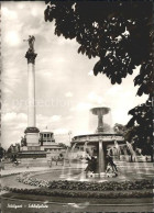 72199491 Stuttgart Schlossplatz Brunnen Siegessaeule Stuttgart - Stuttgart