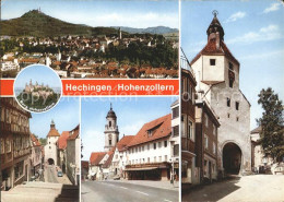 72199433 Hechingen Stadtblick Burg Hohenzollern Strassenpartie Kirche Stadttor H - Hechingen