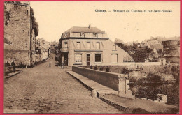C.P. Chimay =   Rue  Saint-Nicolas  :  Rempart  Du  Château - Chimay