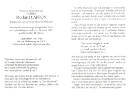 Medard Cappon (1919-1993) ~ Oudstrijder (1940-1945) - Devotion Images