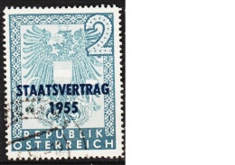 AUSTRIA - -UNIFICATO NR 850 FIRMA DEL TRATTATO DI INDIPENZA - Used Stamps