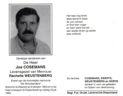 Jos Cosemans (1953-1993) - Images Religieuses