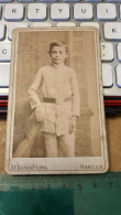 REAL PHOTO CDV 1884 RUSSIA RUSSIE ODESSA  - JEUNE GARCON - Alte (vor 1900)