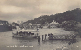 Italia - TORINO Esposizione 1911 - Piroscafo - Cantieri Baglietto Varazze - Ponte Isabella  - Tentoonstellingen