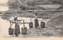 Viet-Nam - TONKIN - Petites Filles Porteuse D'eau - Ed. Imprimeries Réunies De N - Vietnam