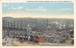 Usa - PITTSBURGH (PA) Homestead Steel Work, Carnegie Steel Co., Near Pittsburgh - Autres & Non Classés