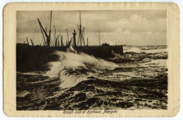 MARGATE : ROUGH SEA AT HARBOUR - Margate