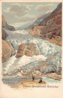 Schweiz - Oberer Grindelwald Gletscher (BE) Künstler O. Rudolf - Litho - Verlag Künzli - Grindelwald