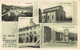 FERRIERE (PC) Panorama - Municipio - Monumento Ai Caduti - Chiesa - Autres & Non Classés