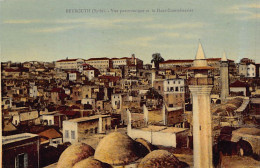 Liban - BEYROUTH - Vue Panoramique Et Le Haut-Commissariat - Ed. Au Bon Marché 189 - Líbano