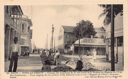 Haiti - PORT AU PRINCE - Team Digging The Foundation Of The Railroad Line To The State Warehouse - American Street - Ed. - Haití