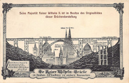Wilhelmshaven (NI) Die Kaiser-Wilhelm-Brücke Im Hohen-Verhältniss Zu Anderen Bauwerken Niem's Postkartenverlag, Elberfel - Wilhelmshaven