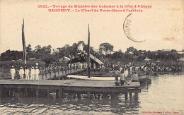 Bénin - Voyage Du Ministre Des Colonies à La Côte D'Afrique - Le Wharf De Porto Novo à L'arrivée - Ed. Fortier 2622 - Benin