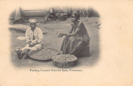 Sierra-Leone - FREETOWN - Peeling Ground Nuts For Sale - Publ. Unknown  - Sierra Leone