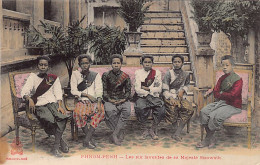 Cambodge - PHNOM PENH - Les Six Favorites De Sa Majesté Sisowath - Ed. P. Dieulefils Aquarellée - Cambogia