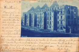 MUNSTER (68) - Badisch Hof Après L'incendie - Carte Photo Datée Du 10 Octobre 1899. - Munster