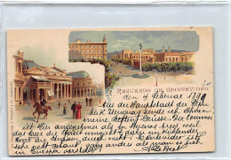 Uruguay - MONTEVIDEO - Litho Postcard - Small Size - Ed. J. Ferrazini. - Uruguay