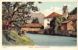 GSTEIG (BE) Kirche Bei Interlaken - Verlag Unbekannt 2912 - Gsteig Bei Gstaad