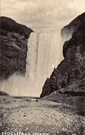 Iceland - Skógafoss - REAL PHOTO - Publ. HS  - Island