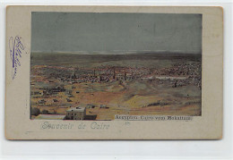 Egypt - CAIRO - Bird's Eye View From Mokattam - Publ. Unknown  - Other & Unclassified