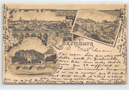 LUXEMBOURG - VILLE - Souvenir De - LITHO - Ed. Lit. B. 969 - Luxemburg - Stadt