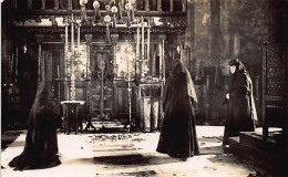 Romania - HOREZU - Interiorul Bisericei Manastirea Hurezi - REAL PHOTO - Rumania
