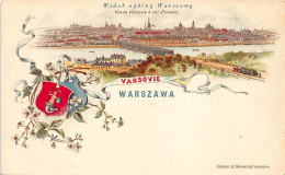 Poland - WARSZAWA - Litho Postcard - Publ. St. Winiarski. - Pologne