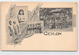 Sri Lanka - Nude Girl - Muslim Merchants - Tamil Girls - Buddhist Temple - Publ. Unknown - Sri Lanka (Ceylon)