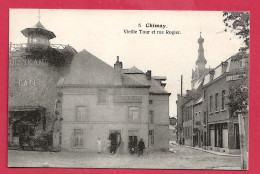 C.P. Chimay =   Rue  Rogier  :  Vieille  Tour - Chimay