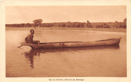 Sénégal - Sur La Rivière Falème, Affluent Du Fleuve Sénégal - Pirogue - Ed. Chargeurs Réunis  - Senegal