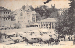 LAUSANNE (VD) Place De La Riponne Et Grenette - Marché - Ed. Phototypie Co 3494 - Lausanne